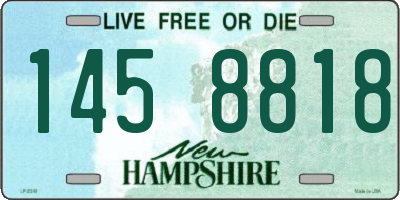 NH license plate 1458818