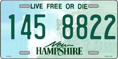 NH license plate 1458822