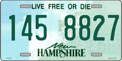 NH license plate 1458827