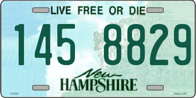 NH license plate 1458829