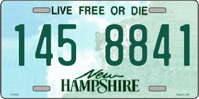 NH license plate 1458841