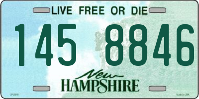 NH license plate 1458846
