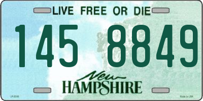 NH license plate 1458849