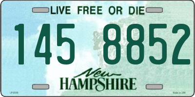 NH license plate 1458852