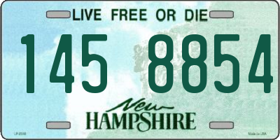 NH license plate 1458854