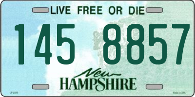 NH license plate 1458857