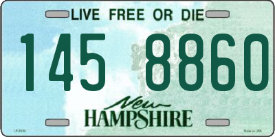 NH license plate 1458860