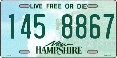 NH license plate 1458867