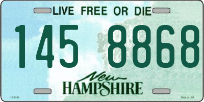 NH license plate 1458868