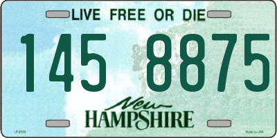 NH license plate 1458875