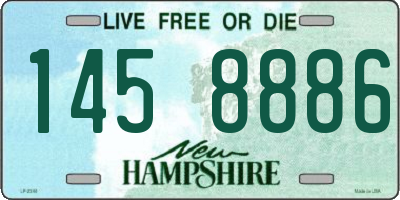 NH license plate 1458886