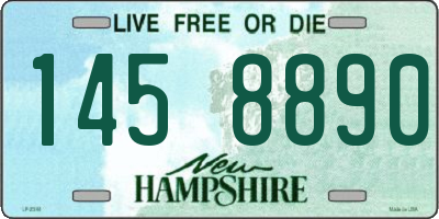 NH license plate 1458890