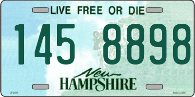 NH license plate 1458898