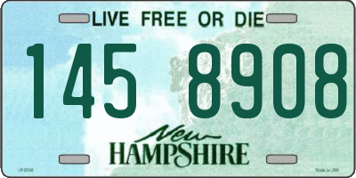 NH license plate 1458908