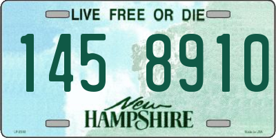 NH license plate 1458910
