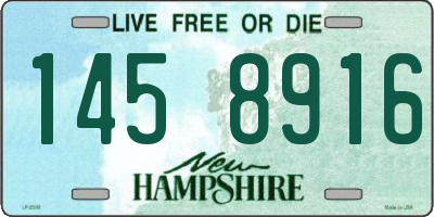 NH license plate 1458916
