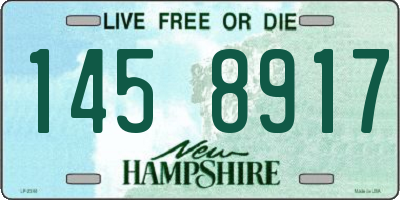 NH license plate 1458917