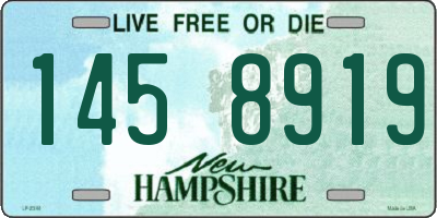 NH license plate 1458919