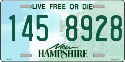 NH license plate 1458928