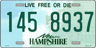 NH license plate 1458937