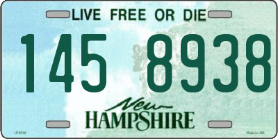 NH license plate 1458938