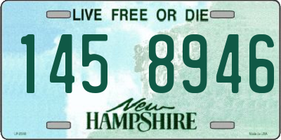 NH license plate 1458946