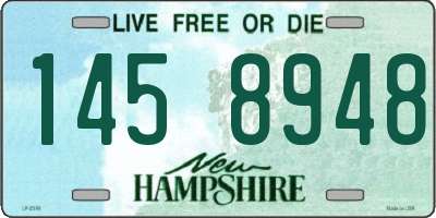NH license plate 1458948