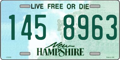 NH license plate 1458963
