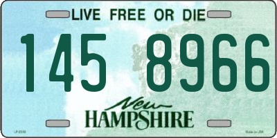 NH license plate 1458966