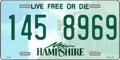 NH license plate 1458969