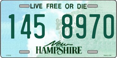 NH license plate 1458970