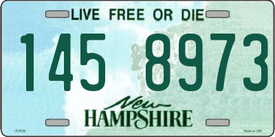 NH license plate 1458973