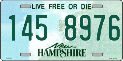 NH license plate 1458976