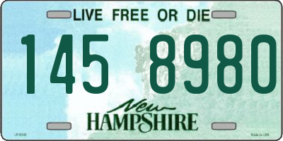 NH license plate 1458980