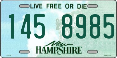 NH license plate 1458985