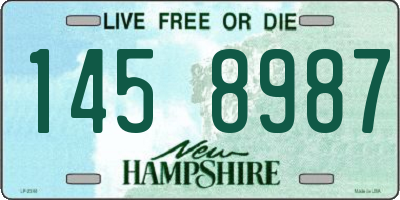 NH license plate 1458987