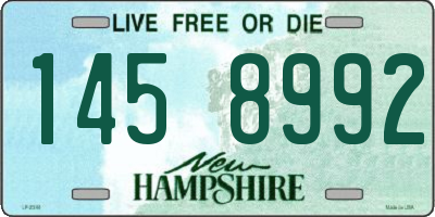 NH license plate 1458992