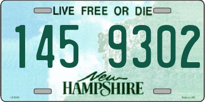 NH license plate 1459302