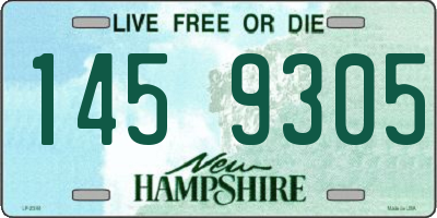 NH license plate 1459305
