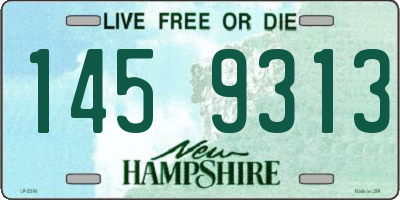 NH license plate 1459313