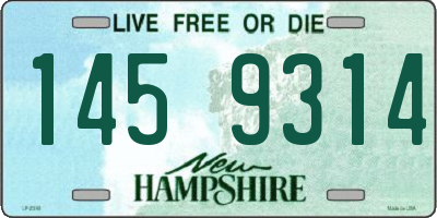 NH license plate 1459314