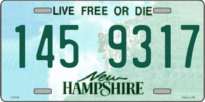 NH license plate 1459317