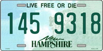 NH license plate 1459318