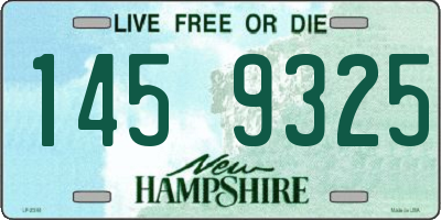 NH license plate 1459325
