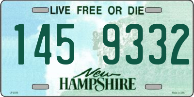 NH license plate 1459332