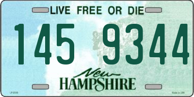 NH license plate 1459344