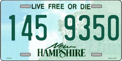 NH license plate 1459350