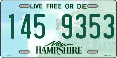 NH license plate 1459353