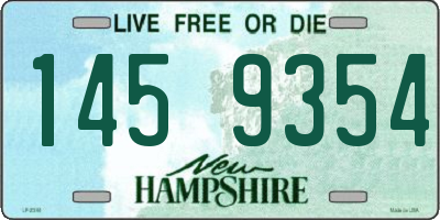 NH license plate 1459354