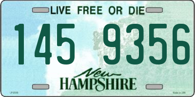 NH license plate 1459356